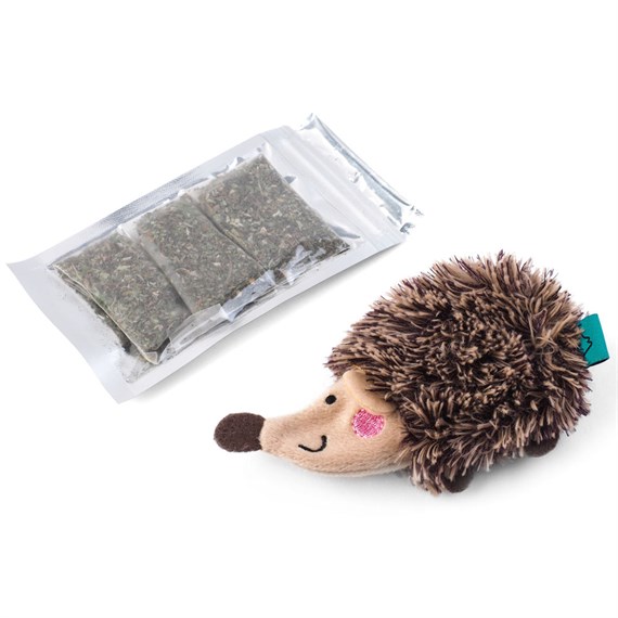 Zoon Nip-it Refillable Catnip Hoglet Cat Toy - sachet included (8041021)
