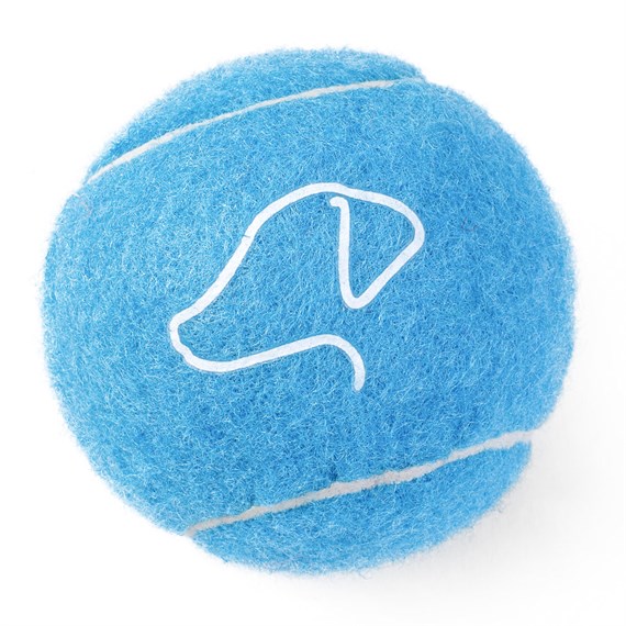 Zoon Squeaky Pooch 6.5cm Tennis Balls - 3pk Dog Toy (8004011)