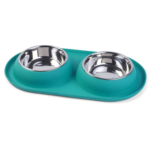 Zoon Twin Bowl Pet Feeding Tray (8005016)