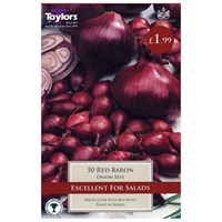 Taylors Bulbs Onion Red Baron (50 Pack) (VP220)