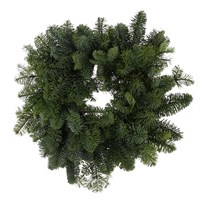 10 Inch Undecorated Real Christmas Wreath