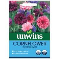 Unwins Seeds Cornflower Double Mix (30210642) Flower Seeds