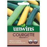 Unwins Seeds Courgette Tristar F1 (30310612) Vegetable Seeds