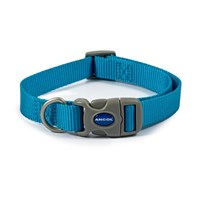 Ancol Viva Adjustable Dog Collar (20-30cm/Size 1-2) - Blue (313070)