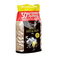 Tom Chambers Multi Seed & Nut Mix 50% Extra Free 3kg Wild Bird Food (BFC039)