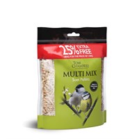 Tom Chambers Suet Pellets Multi Mix 25% Free- 1.88kg Wild Bird Food (BFB616)