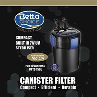 Betta Fish Aquarium Canister Filter - 700 UV