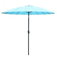 Glencrest Sturdi Shanghai 2.7m Garden Parasol - Aqua