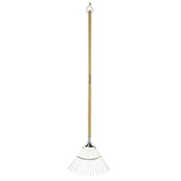 Kent & Stowe Stainless Steel Long Handled Lawn/Leaf Rake (70100062)