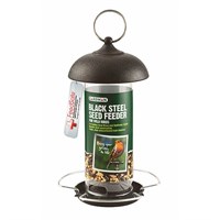 Gardman Black Steel Seed Wild Bird Feeder (A01172)