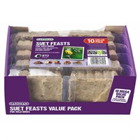 Gardman Suet Feast (10 Value Pack) Wild Bird Food (A04118)