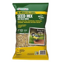 Gardman No Mess Seed Mix 12.75kg Wild Bird Food (A05552)