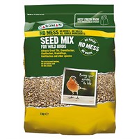 Gardman No Mess Seed Mix 1kg Wild Bird Food (A06530)