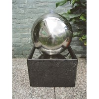 Aqua Creations Adelaide Stainless Steel with Granite Base Water Feature (WSS1222)
