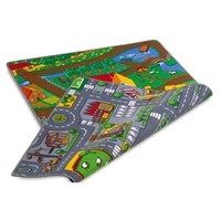 City Plan and Farm Life Dual Children's Play Mat 100 x 165cm