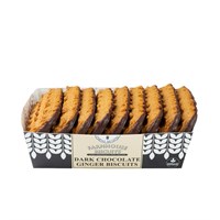 Farmhouse Biscuits Dark Chocolate Half Coated Ginger - 150g (FB021)