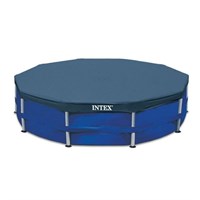 Intex Swimming Pool Cover for 10ft x 10in Round Metal Frame (28030)