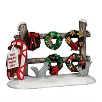 Lemax Christmas Wreaths 4 Sale Figurine (54942)