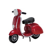 Lemax Red Moped Christmas Figurine (74610)