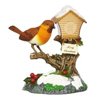 Premier Robin Bird on Festive Christmas Bird House (MB121237)