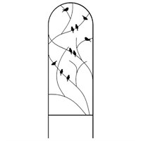 Panacea Perching Birds Trellis - Black (84495)