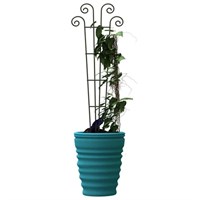 Panacea Wave Pot Trellis - Green (89636)