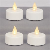 Premier 4 Battery Operated Christmas Tea Light Candles (LB151426)