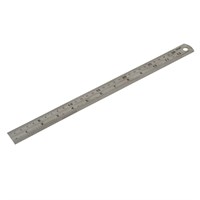 Rolson Stainless Steel Ruler 300mm (50824)