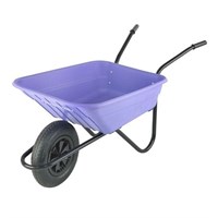 Walsall Wheelbarrow Co. - The Shire 90L Poly Pneumatic Lilac (SHLILP)