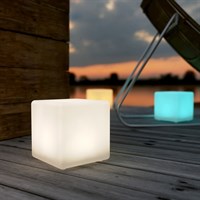 ShapeLights Indoor & Outdoor USB Powered Mood Solar Light - Mini Cube (SLMCU)