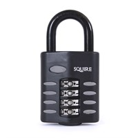 squire CLL20TR combination padlocks pack of three
