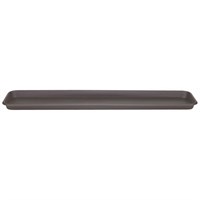 Stewart Garden Terrace Trough Tray - To Fit 80cm Pot - Black (2065005)