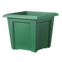 Stewart Garden Regency Square Planter - 40cm - Green (239390)