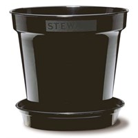 Stewart Garden Premium Flower Pot - 25.4cm - Black (2836005)