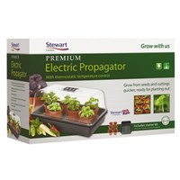 Stewart Garden Thermostatic Control Electric Propagator - 38cm - Black (2597005)
