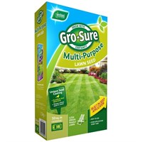 Gro-Sure Multi-Purpose Grass Lawn Seed - 300 sq.m - 9kg (20500193)