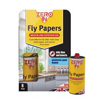 STV Fly Papers Pest Control - 8 Pack (ZER878)