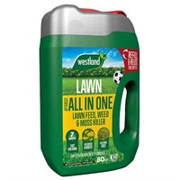Aftercut All In One Lawn Feed, Weed & Moss Killer 80m2 Spreader (20400641)