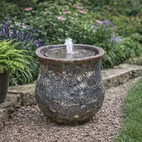Altico Sira Burnt Ember Garden Water Feature Fountain (A38022)