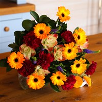 Amber Nights Autumn Floral Hand Tied Bouquet