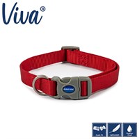 Ancol Adjustable Dog Collar (30-50cm/Size 2-5) - Red (313120)