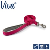 Ancol Viva Padded Dog Lead - Pink - 25mm x 1m (136050)