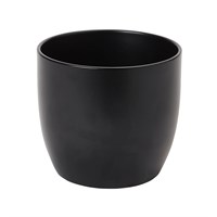 APAC Indoor Ceramic Plant Pot Black 19cm (CE506367)