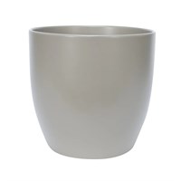 APAC Indoor Ceramic Plant Pot Light Grey 19cm (CE521538)