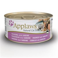 Applaws Mackerel with Sardines Tinned Wet Cat Food 70G