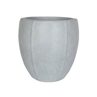 Apta Barbican Egg Light Grey 22cm Garden Pot (BARB08VA)