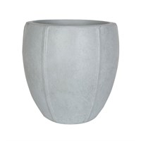 Apta Barbican Egg Light Grey 31cm Garden Pot (BARB08VB)