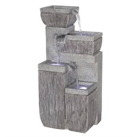 Aqua Creations 4 Bowl Textured Granite Water Feature (PWF3147)