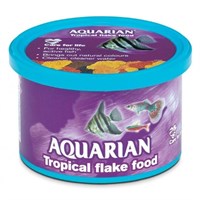 Aquarian Tropical Flake 50g Fish Food Aquatic