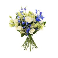 Baby Boy Country Cut Flower Hand Tied Bouquet 